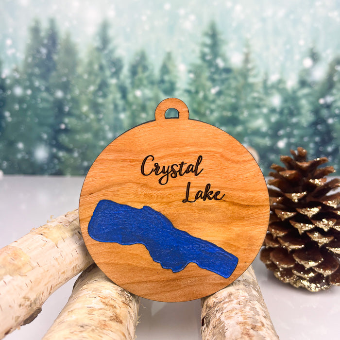 Michigan Lake Ornament, Crystal Lake