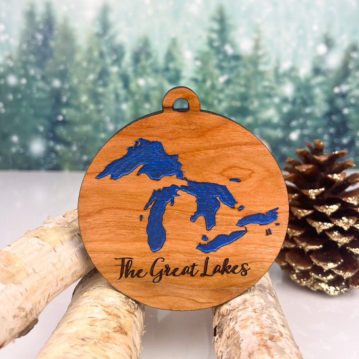 Michigan Lake Ornament, Great Lakes