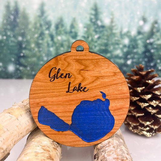 Michigan Lake Ornament, Glen Lake